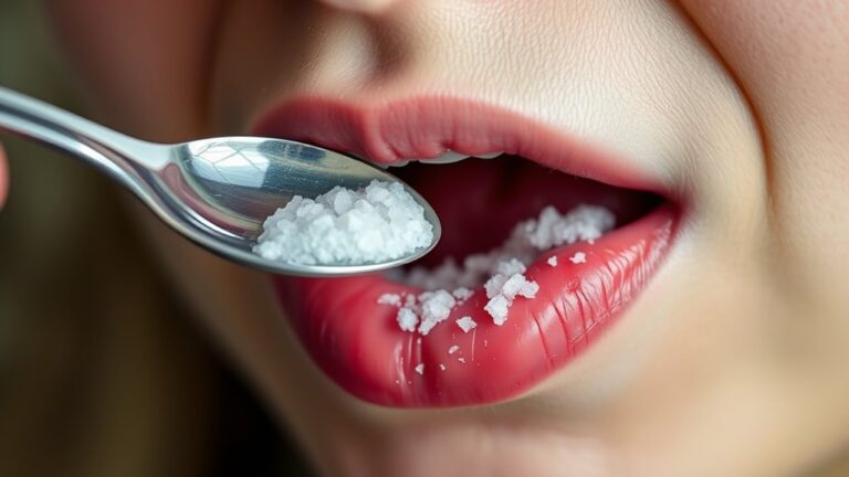 applying salt safely on sores