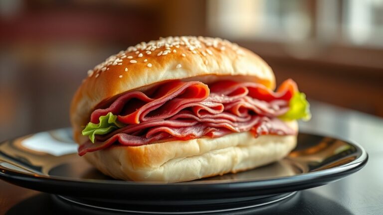 arby s classic roast beef calories