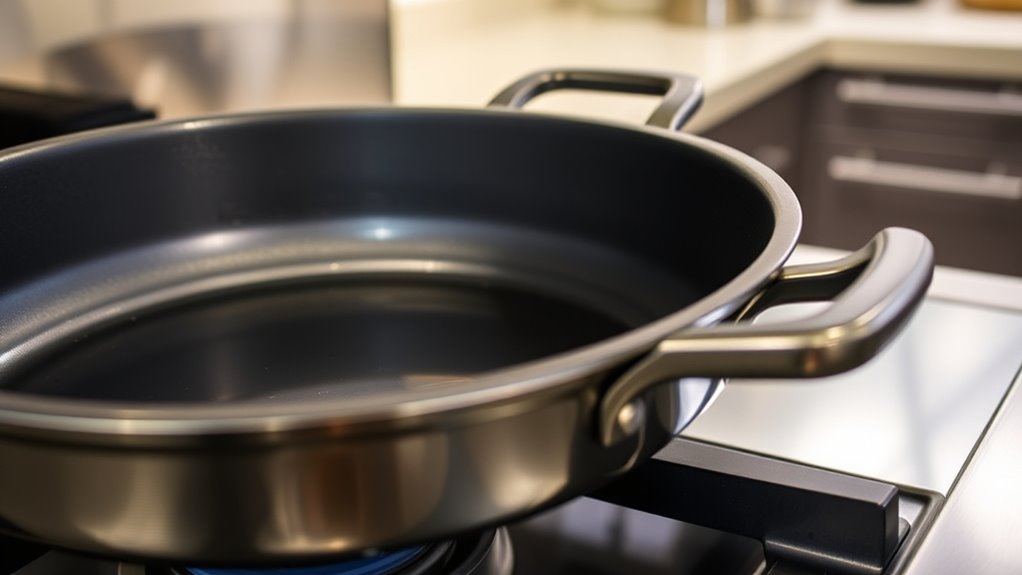 avoid using roasting pans directly