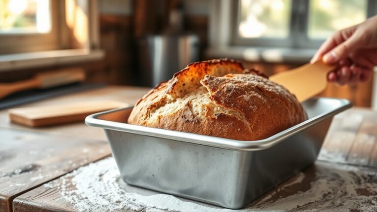 bake sourdough in loaf
