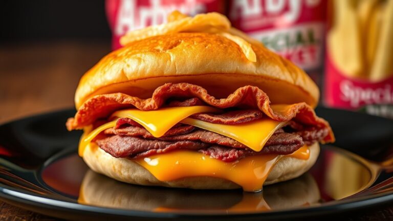 calories in beef and cheddar