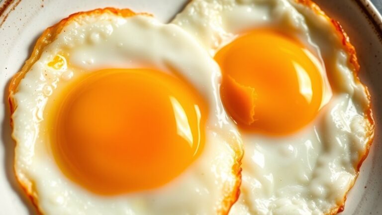 calories in two fried eggs