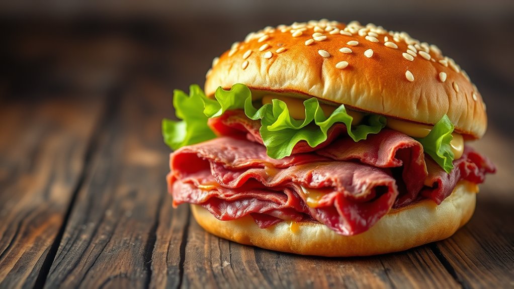 classic american deli sandwich