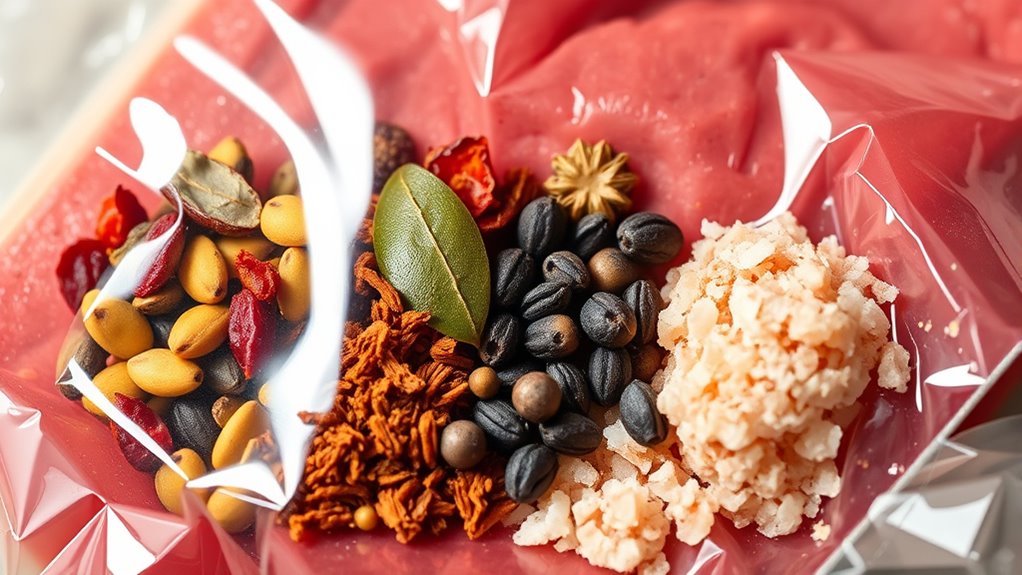 five spices included packet