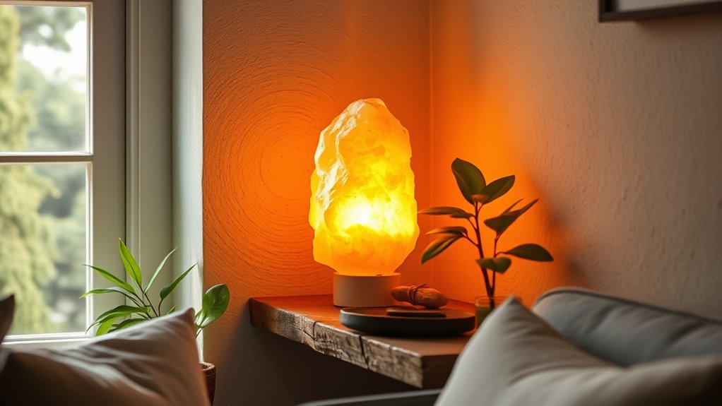 optimal salt lamp placement