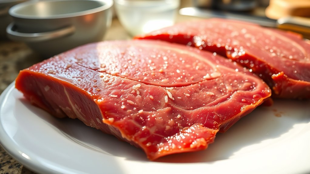 rinse corned beef before