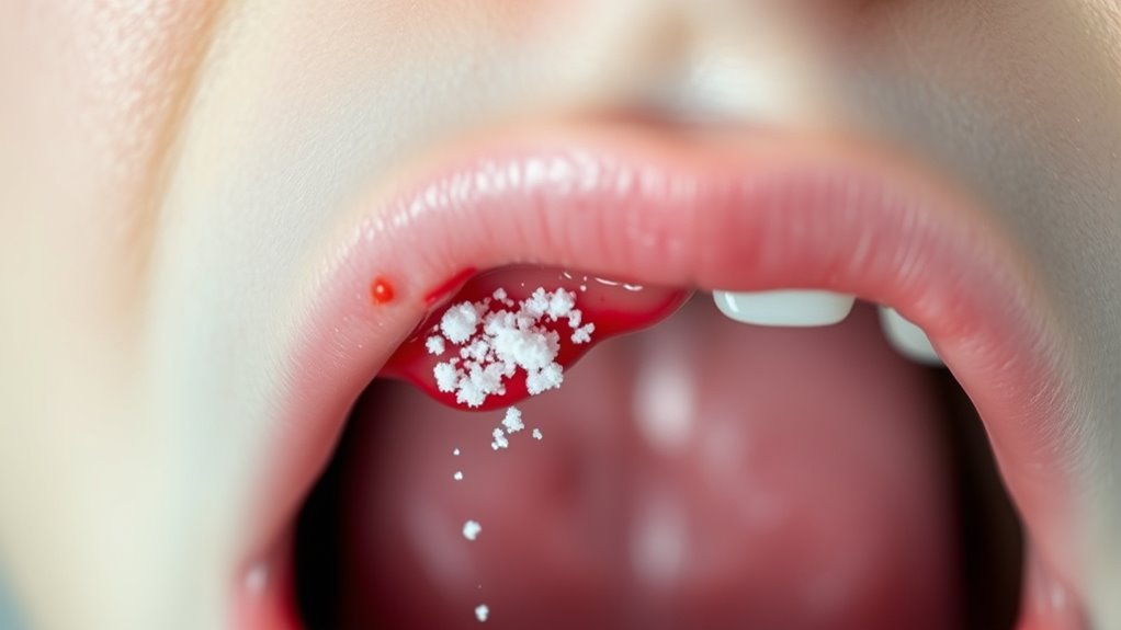salt aggravates canker sores