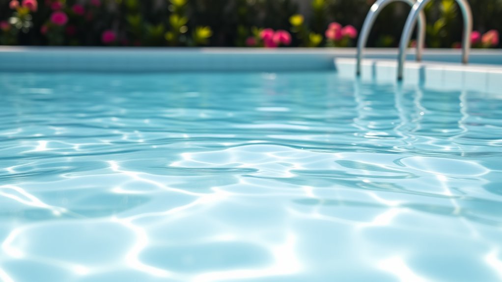 salt water pools disinfect bacteria