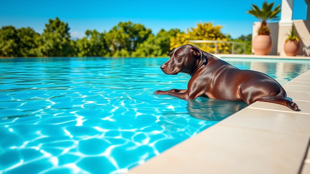 saltwater pools safety for dogs