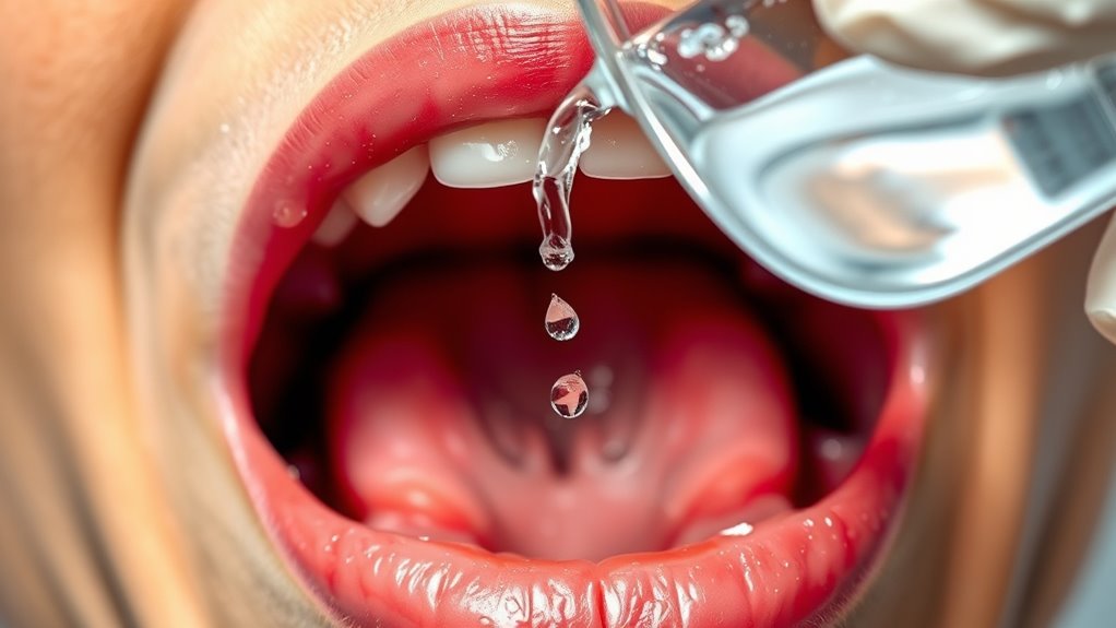 saltwater rinse promotes healing