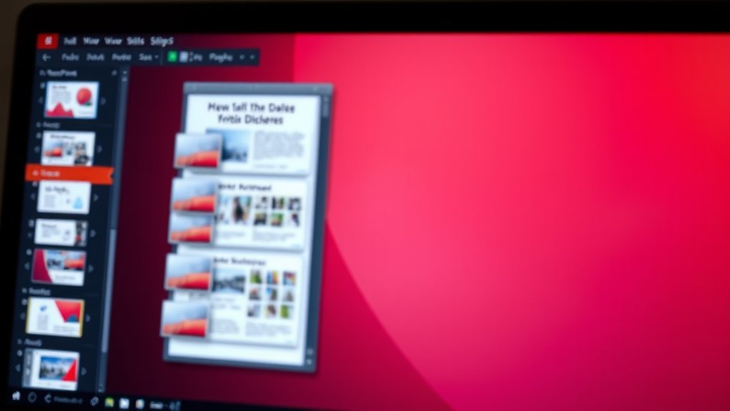 slide navigation and organization