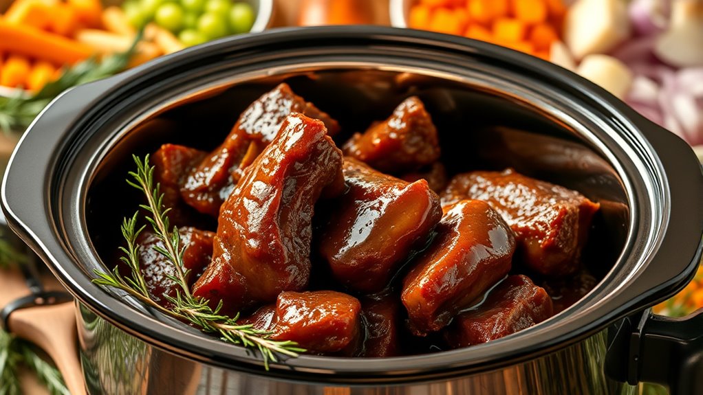 slow cooked beef ribs