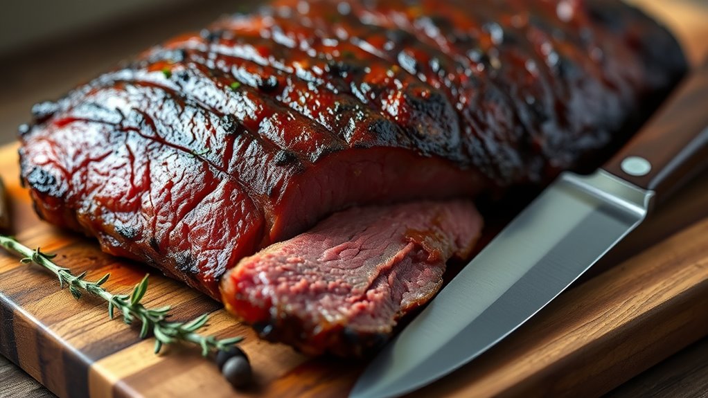 smoking corned beef duration