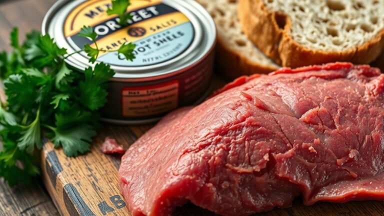 sodium content in corned beef