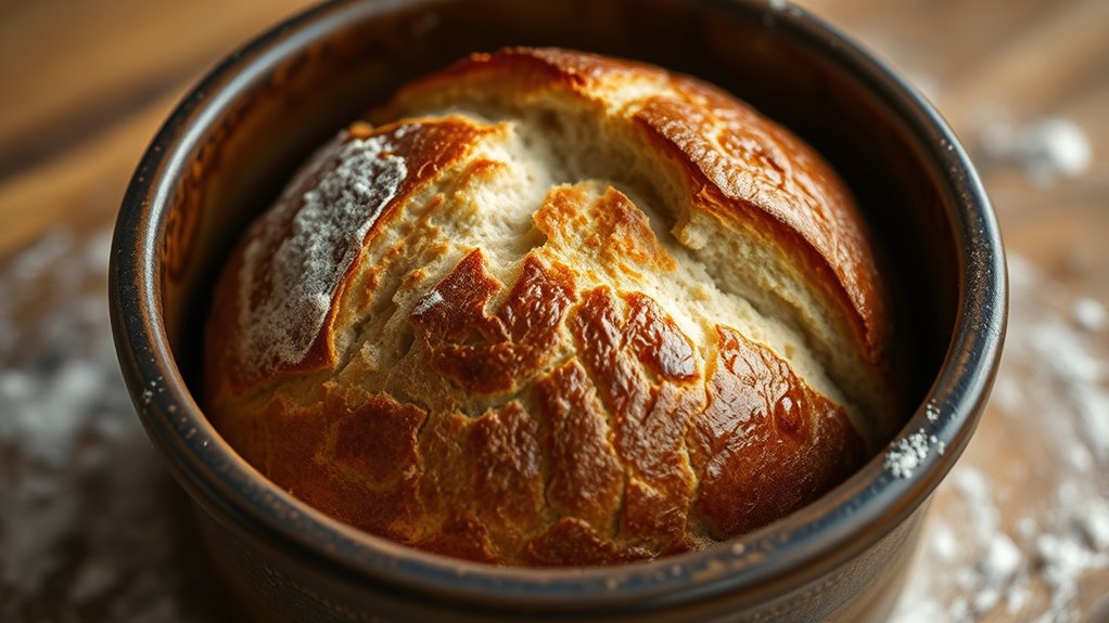 sourdough in loaf pan