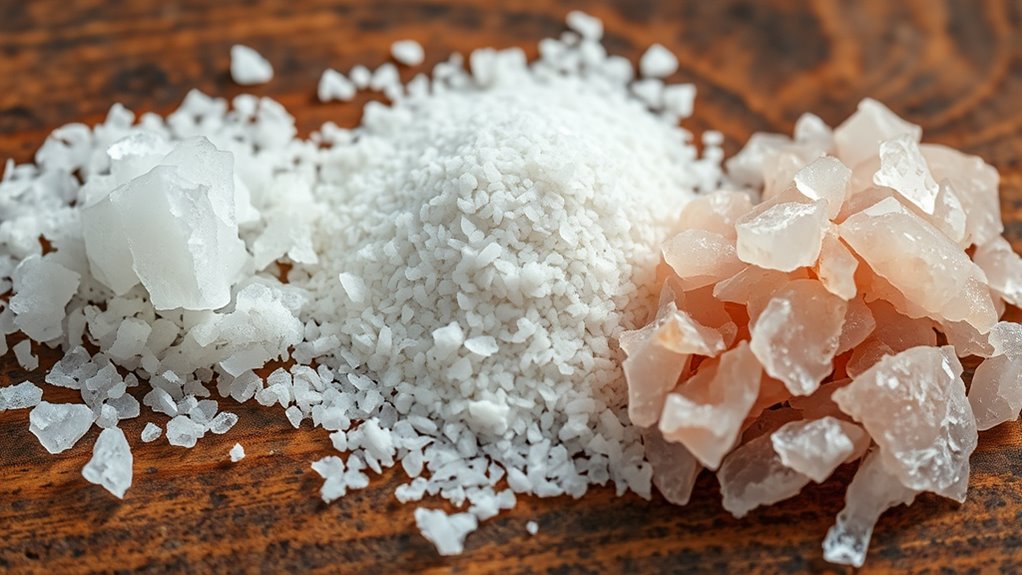 types textures and flavors