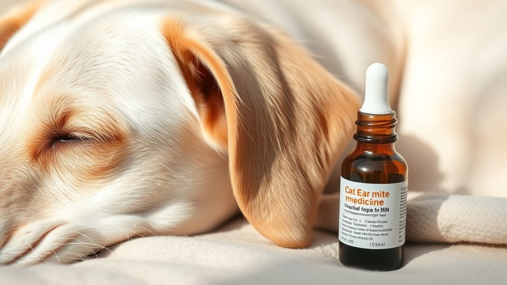 use dog specific ear treatments